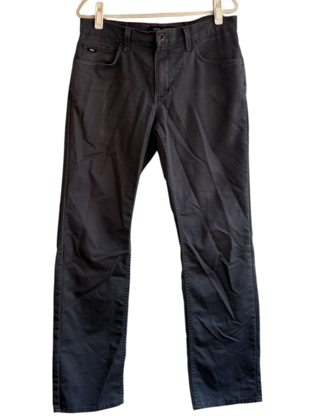 Vans Men’s Dark Grey Wide Leg Straight Trousers Pants Size 33